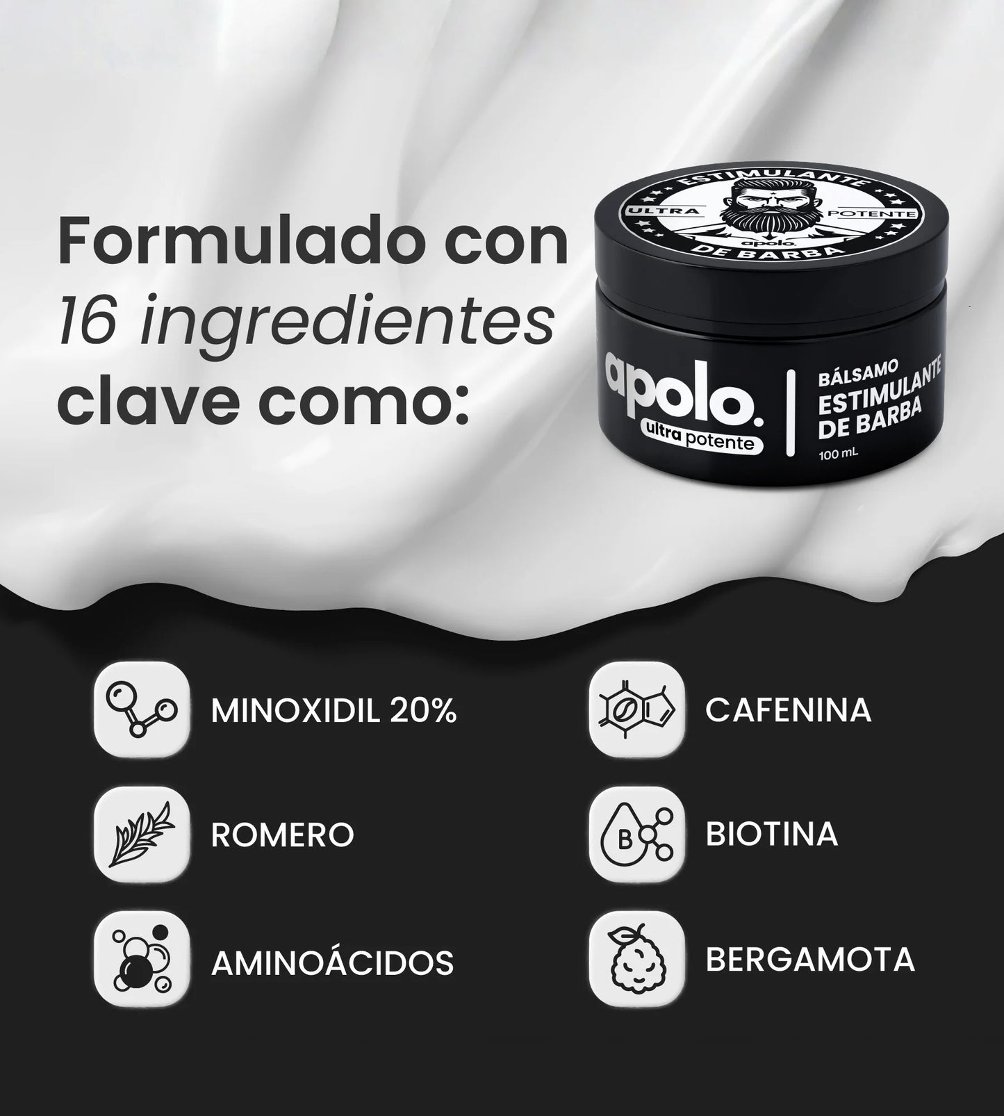APOLO ULTRA – ESTIMULANTE DE BARBA