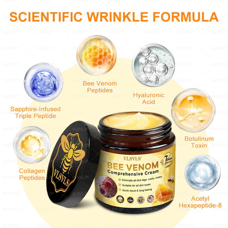 🟡 BEE VENOM CREAM – Crema Reparadora con Veneno de Abeja